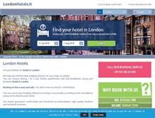 Tablet Screenshot of londonhotels.it